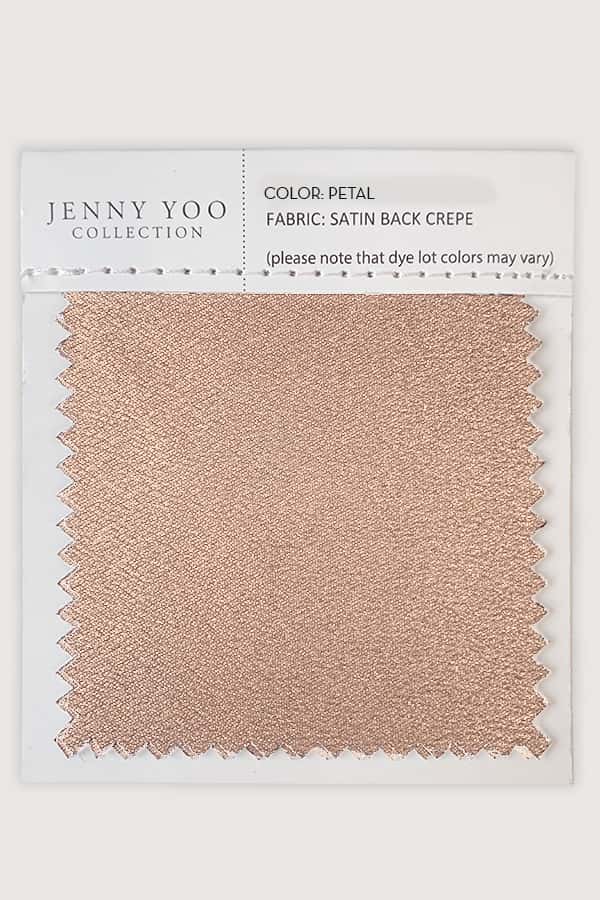 Jenny Yoo Satin Back Crepe Swatch Card - Image 3