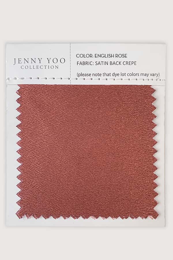 Jenny Yoo Satin Back Crepe Swatch Card - Image 6