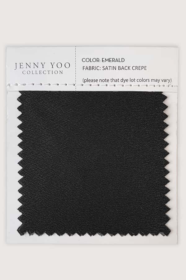 Jenny Yoo Satin Back Crepe Swatch Card - Image 9