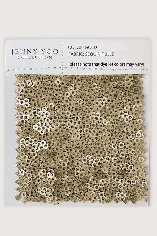 Jenny Yoo Sequin Tulle Swatch Card - Image 3