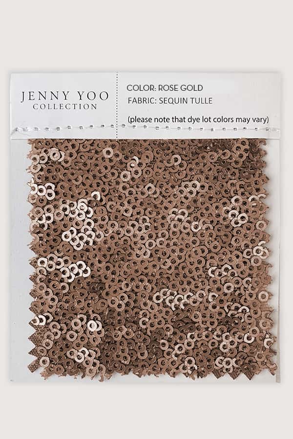 Jenny Yoo Sequin Tulle Swatch Card - Image 5