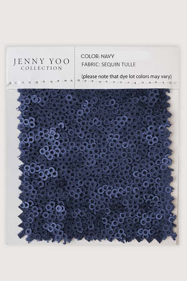 Jenny Yoo Sequin Tulle Swatch Card - Image 7