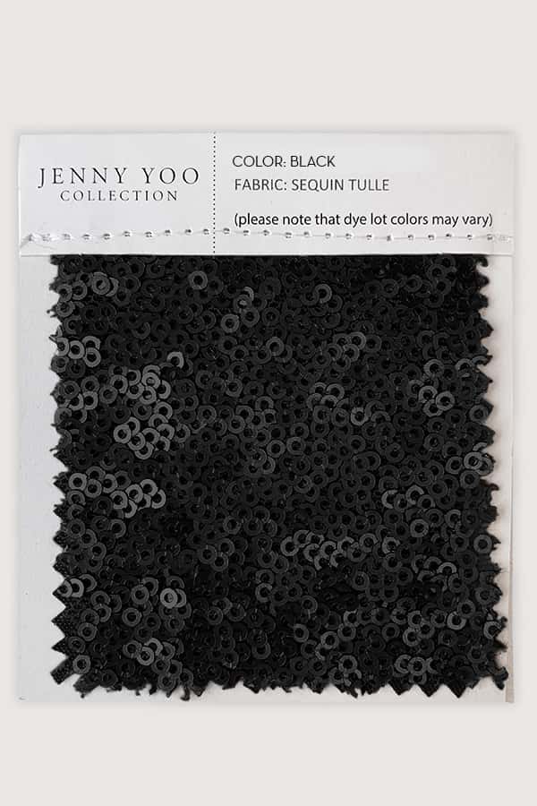 Jenny Yoo Sequin Tulle Swatch Card - Image 8