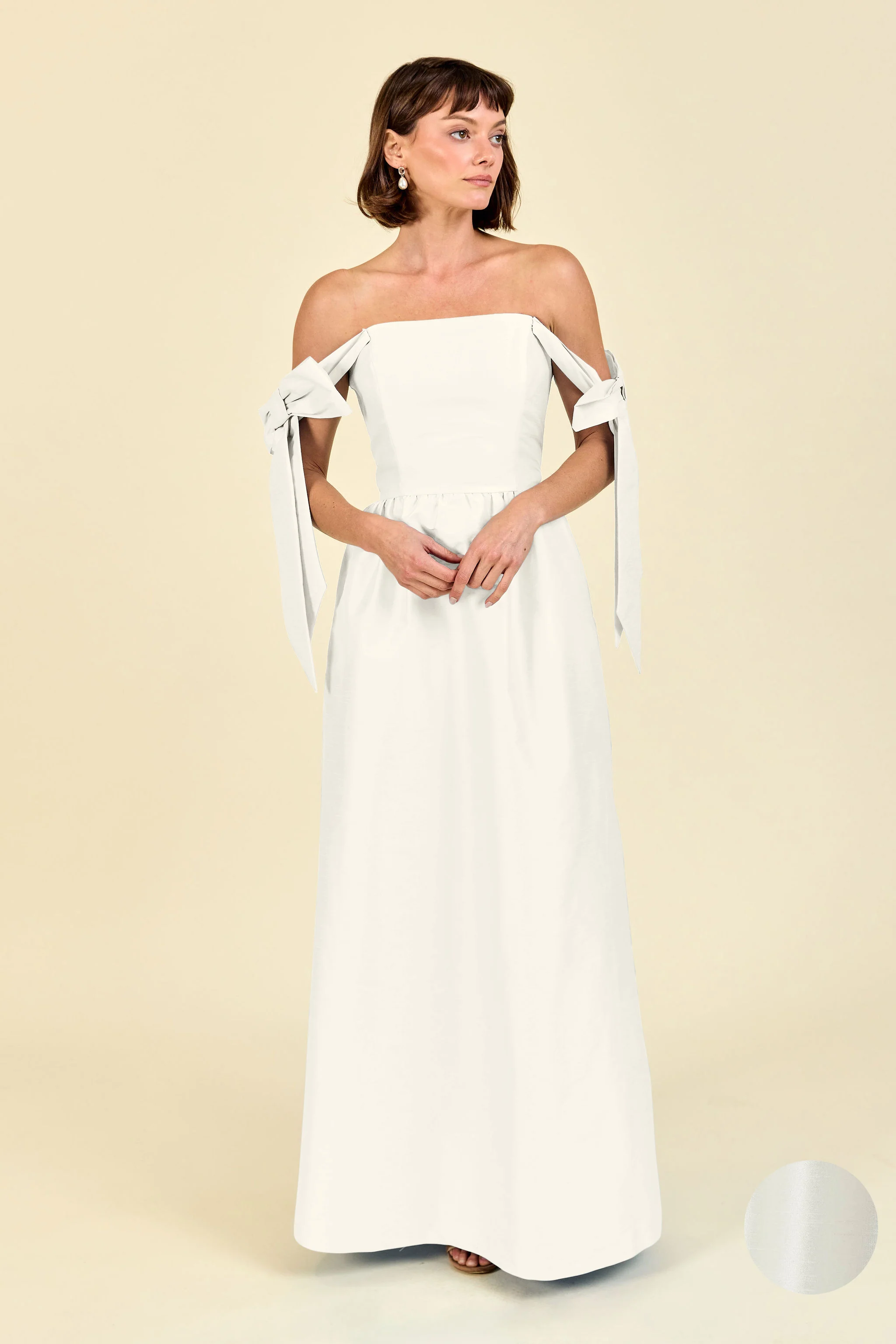 Julie Bodice with Gathered Skirt in Shantung - Image 10
