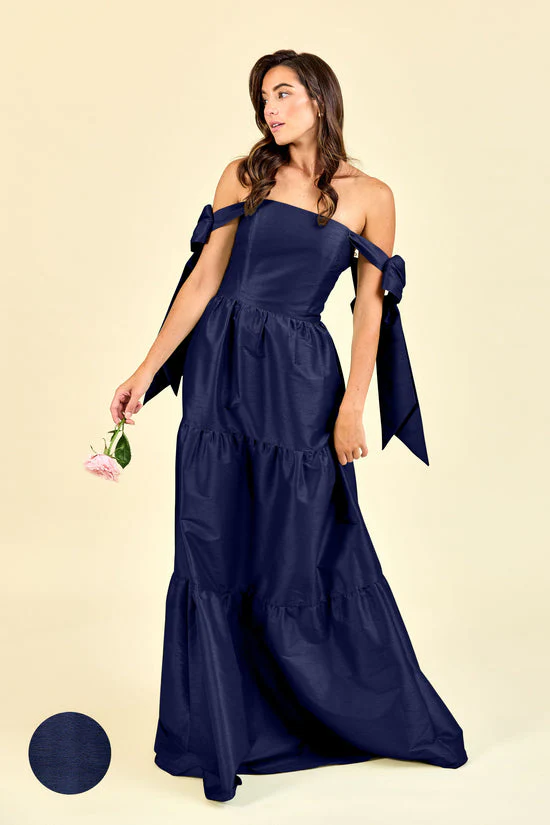 Julie Bodice with Tiered Skirt in Drapey Bengaline - Image 10