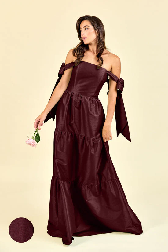 Julie Bodice with Tiered Skirt in Drapey Bengaline - Image 14