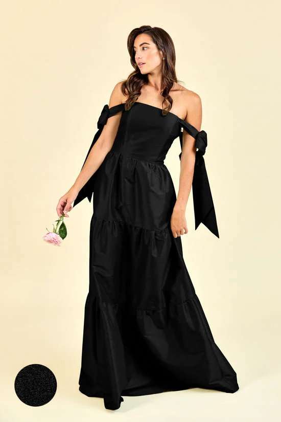 Julie Bodice with Tiered Skirt in Drapey Bengaline - Image 15