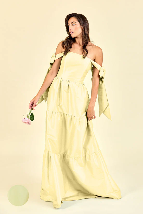 Julie Bodice with Tiered Skirt in Drapey Bengaline - Image 16