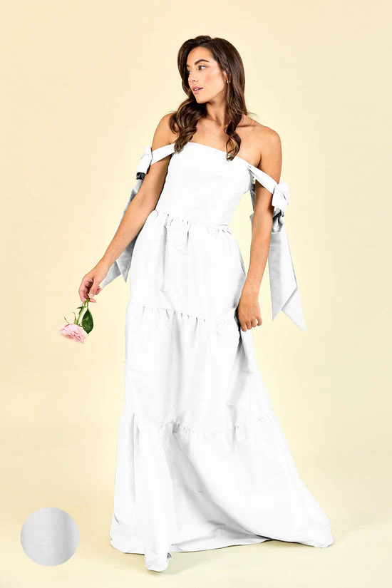 Julie Bodice with Tiered Skirt in Drapey Bengaline - Image 2