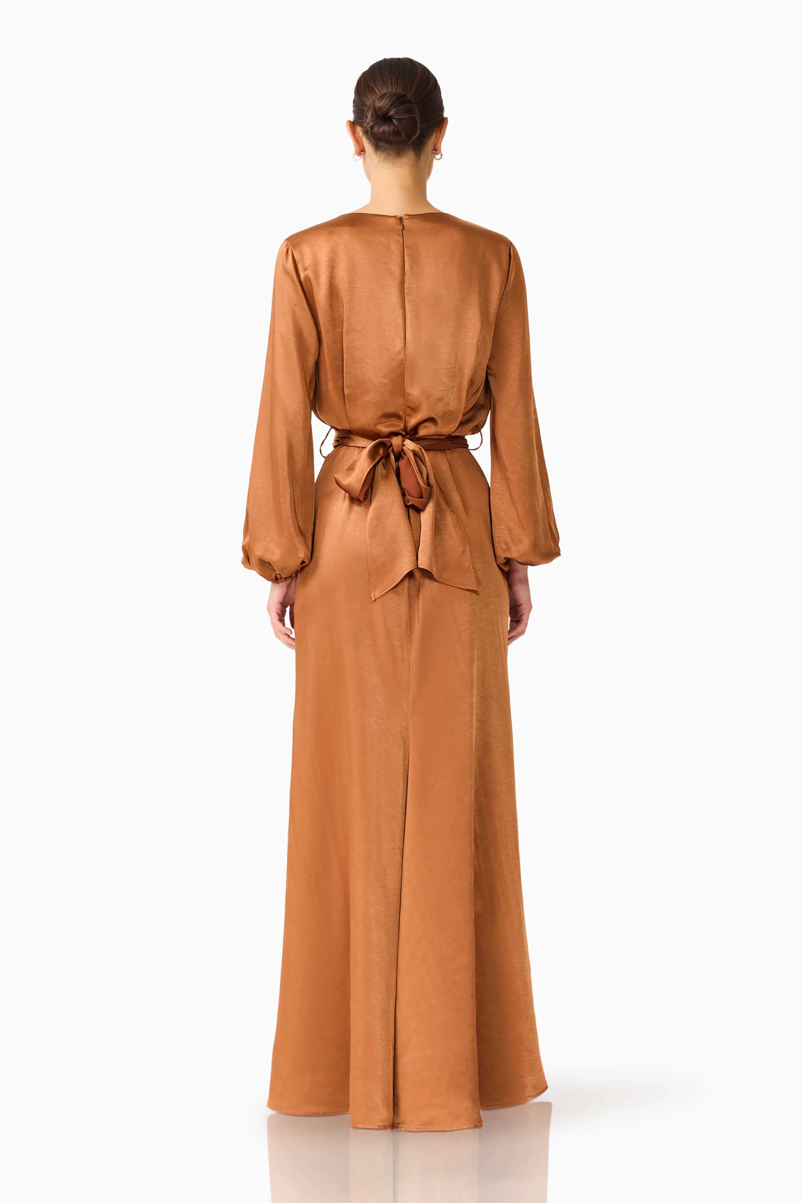 Kai Maxi Dress in Brown - Image 4