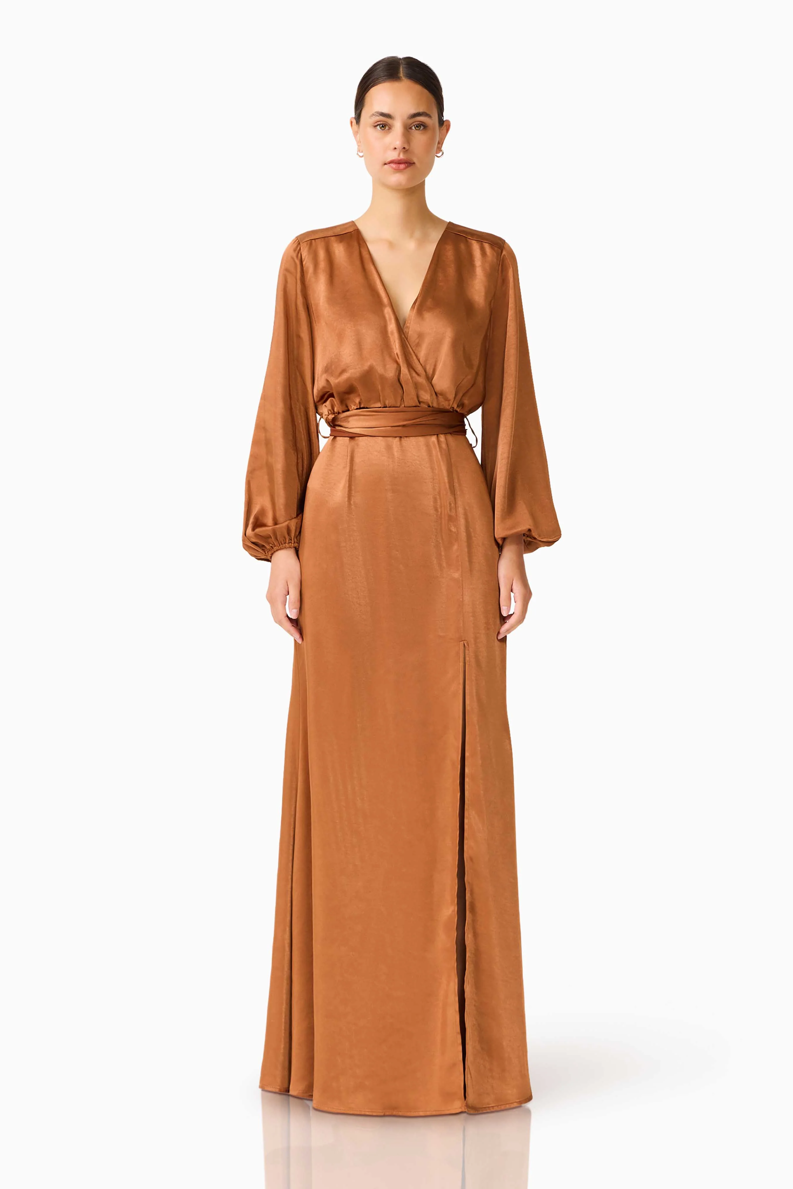 Kai Maxi Dress in Brown - Image 6