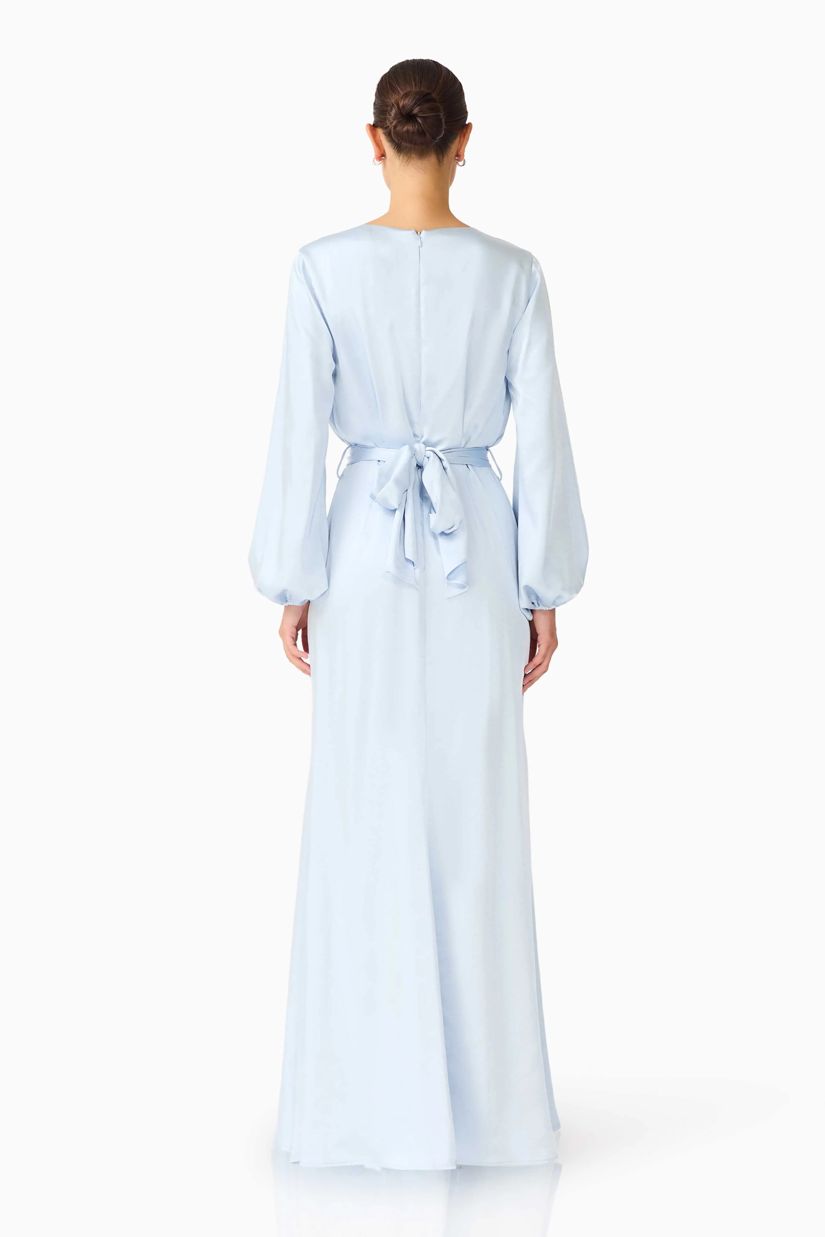 Kai Maxi Dress in Pale Blue - Image 5