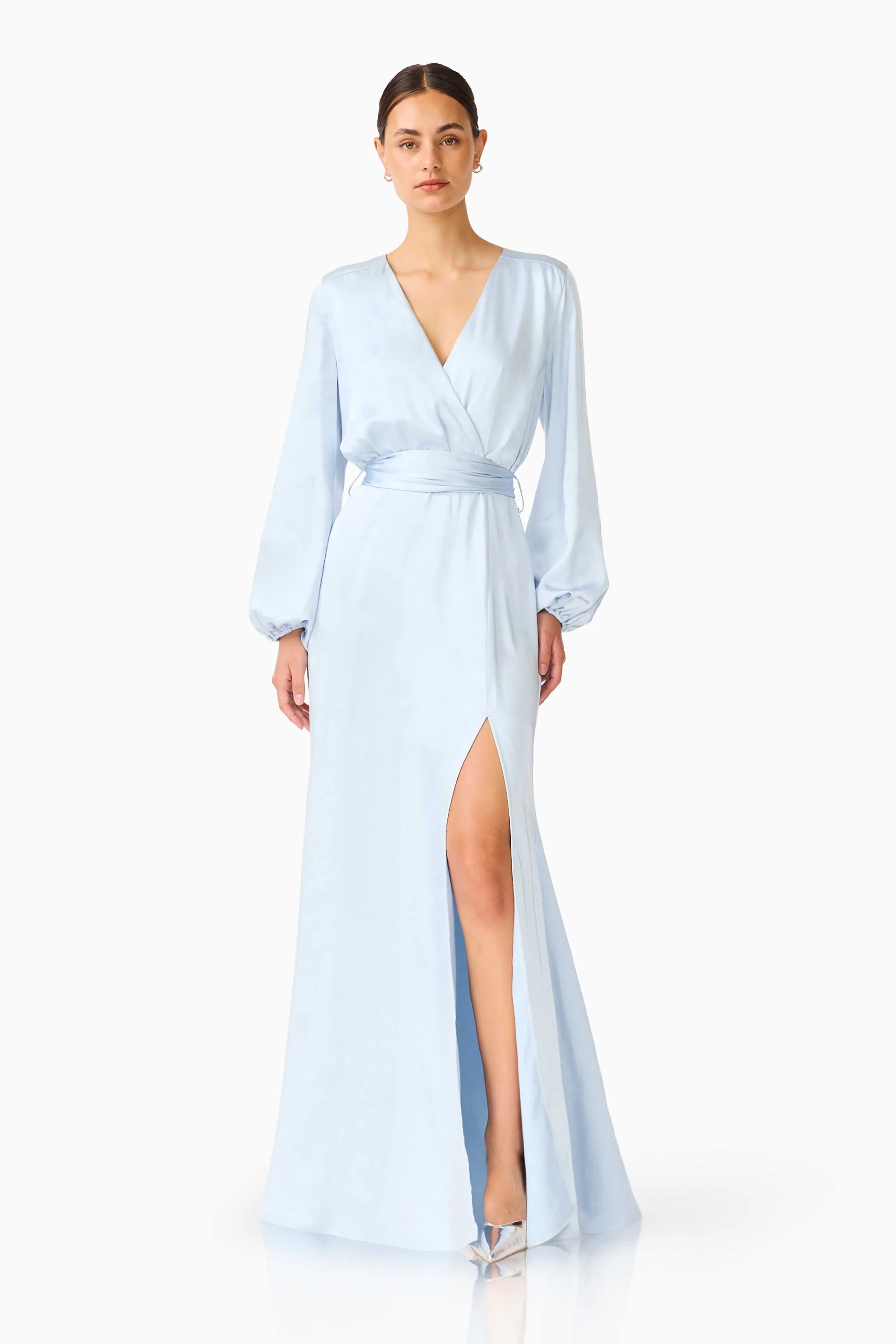 Kai Maxi Dress in Pale Blue - Image 6