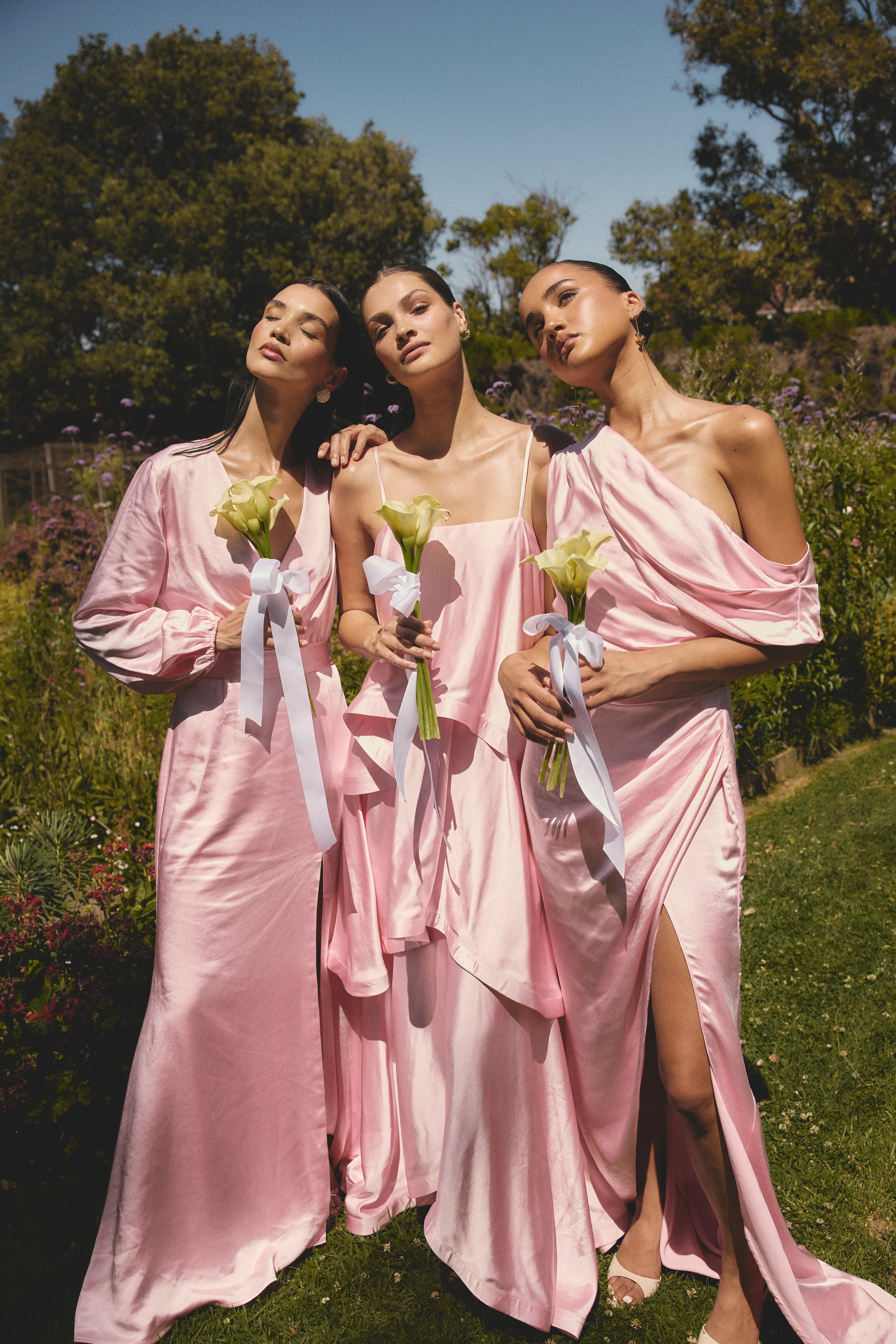 Tilly Tiered Maxi Dress in Pale Pink - Image 9