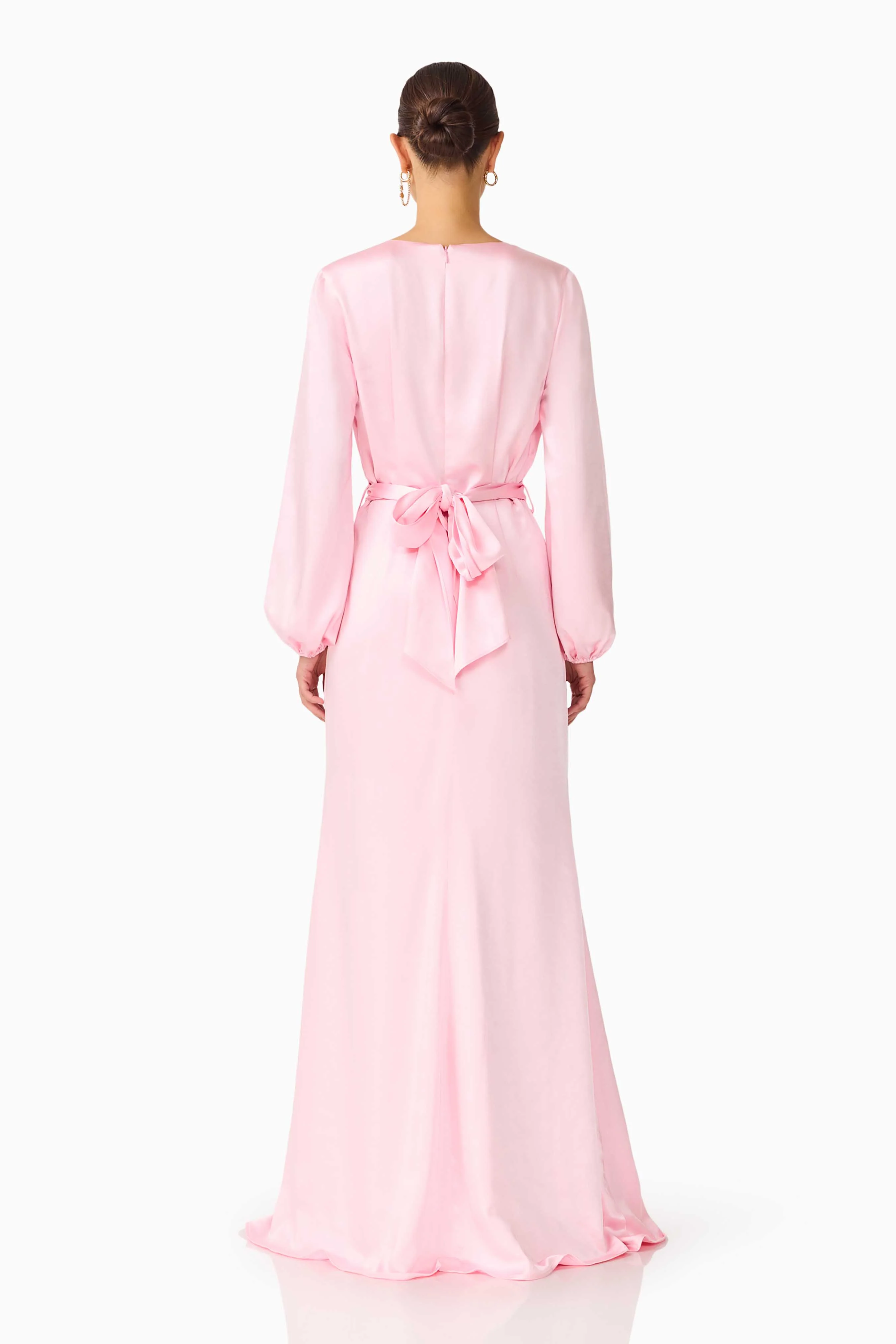 Kai Maxi Dress in Pale Pink - Image 5