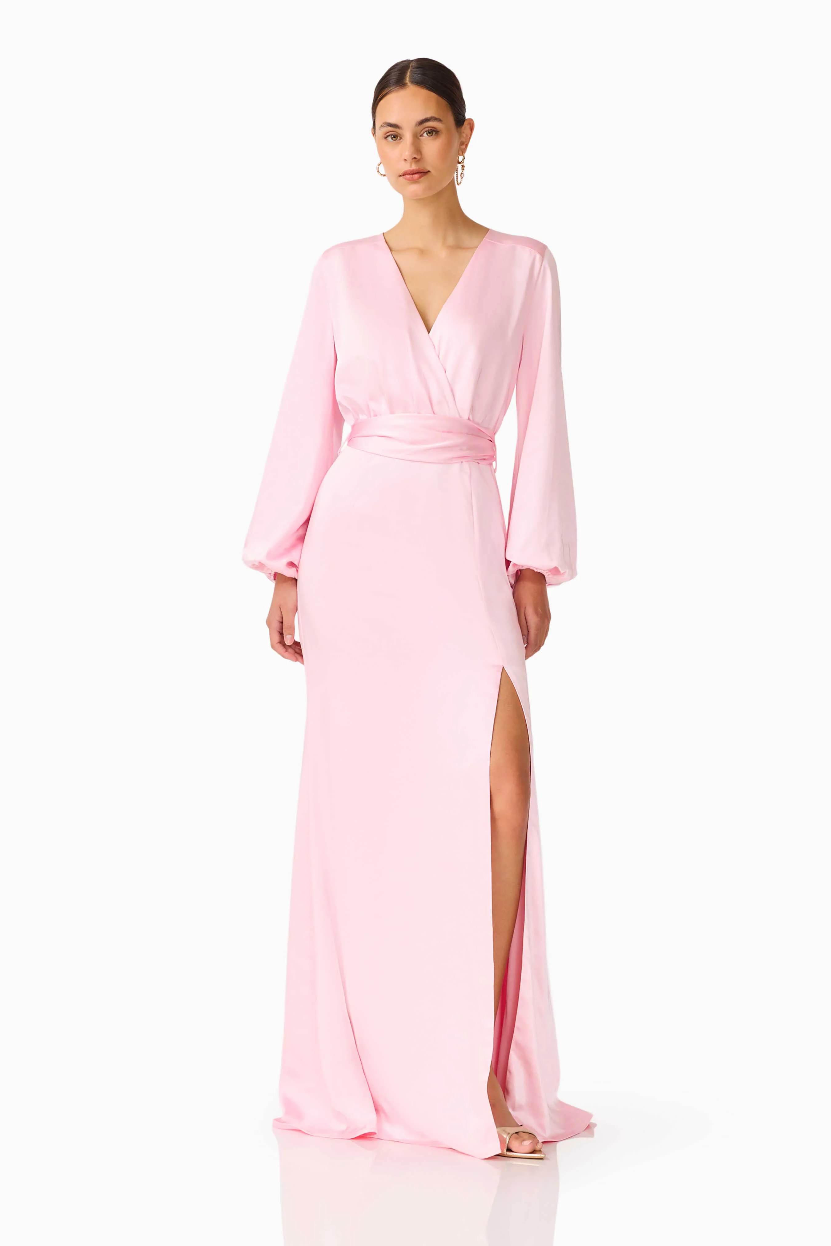 Kai Maxi Dress in Pale Pink - Image 6