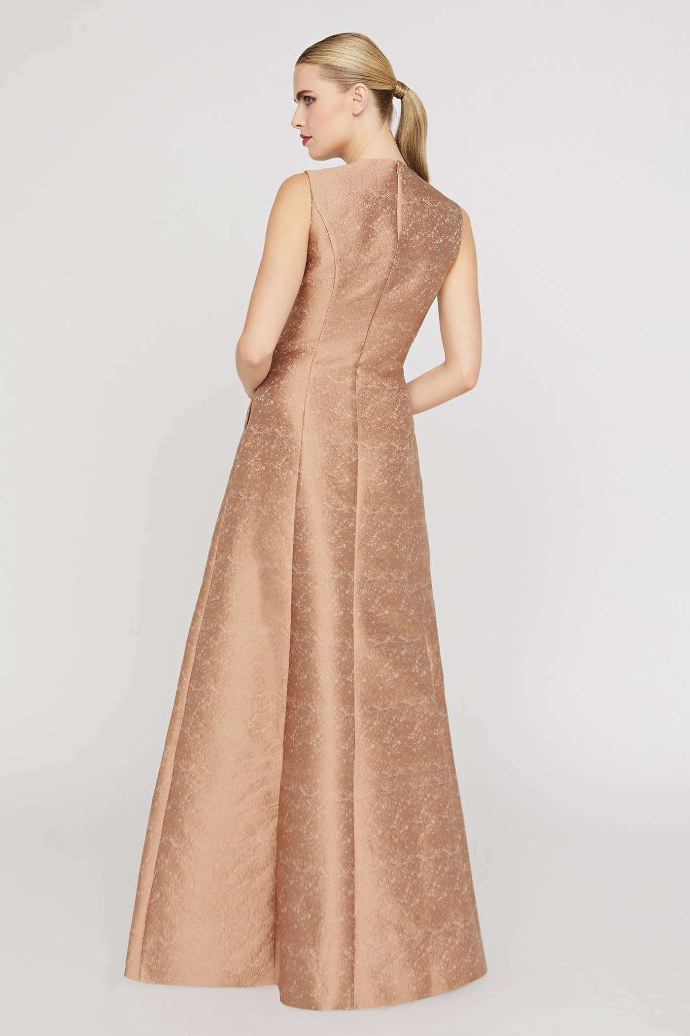 Kay Unger Gabriella Gown in Gold - Image 7