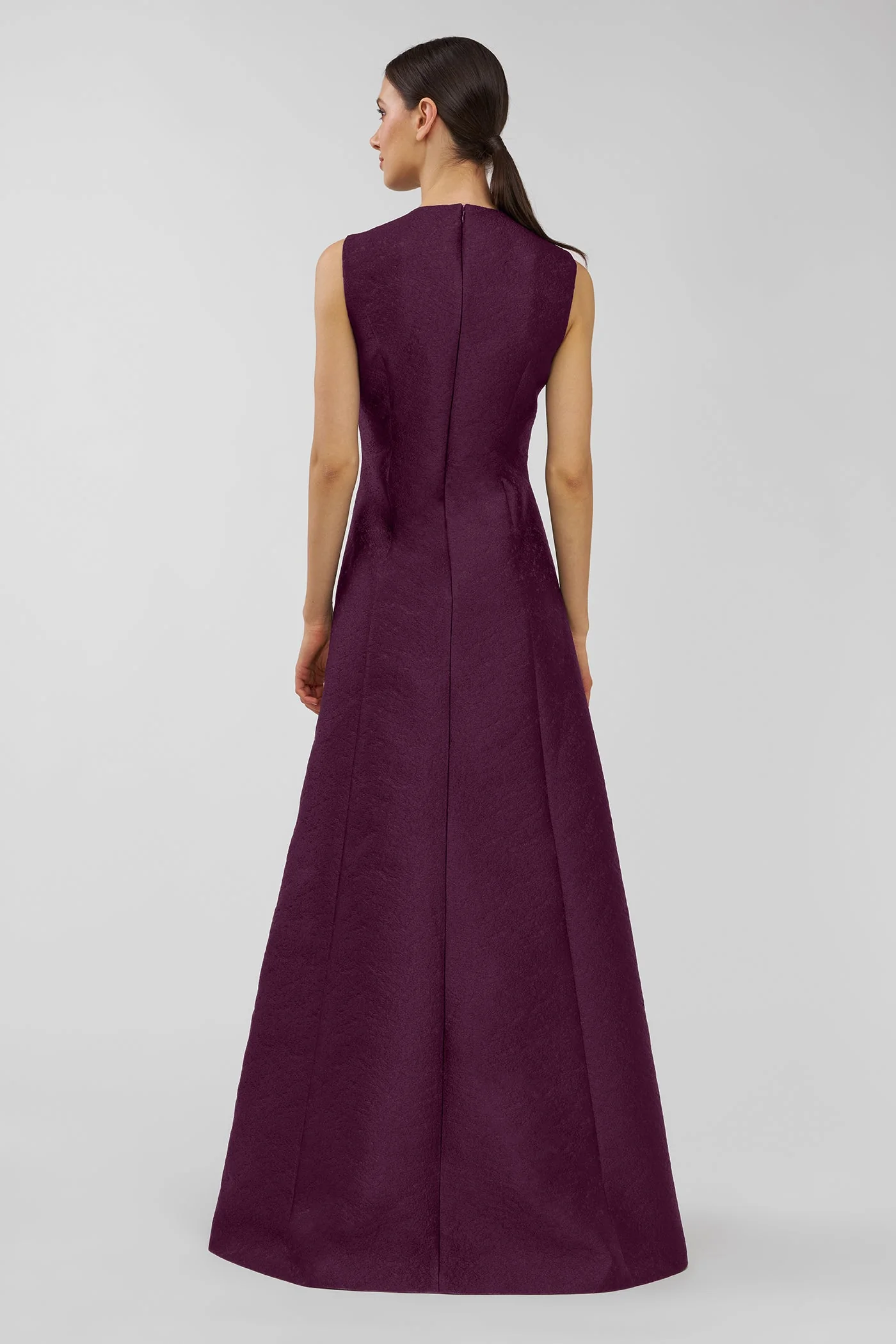 Kay Unger Gabriella Gown in Mulberry - Image 2