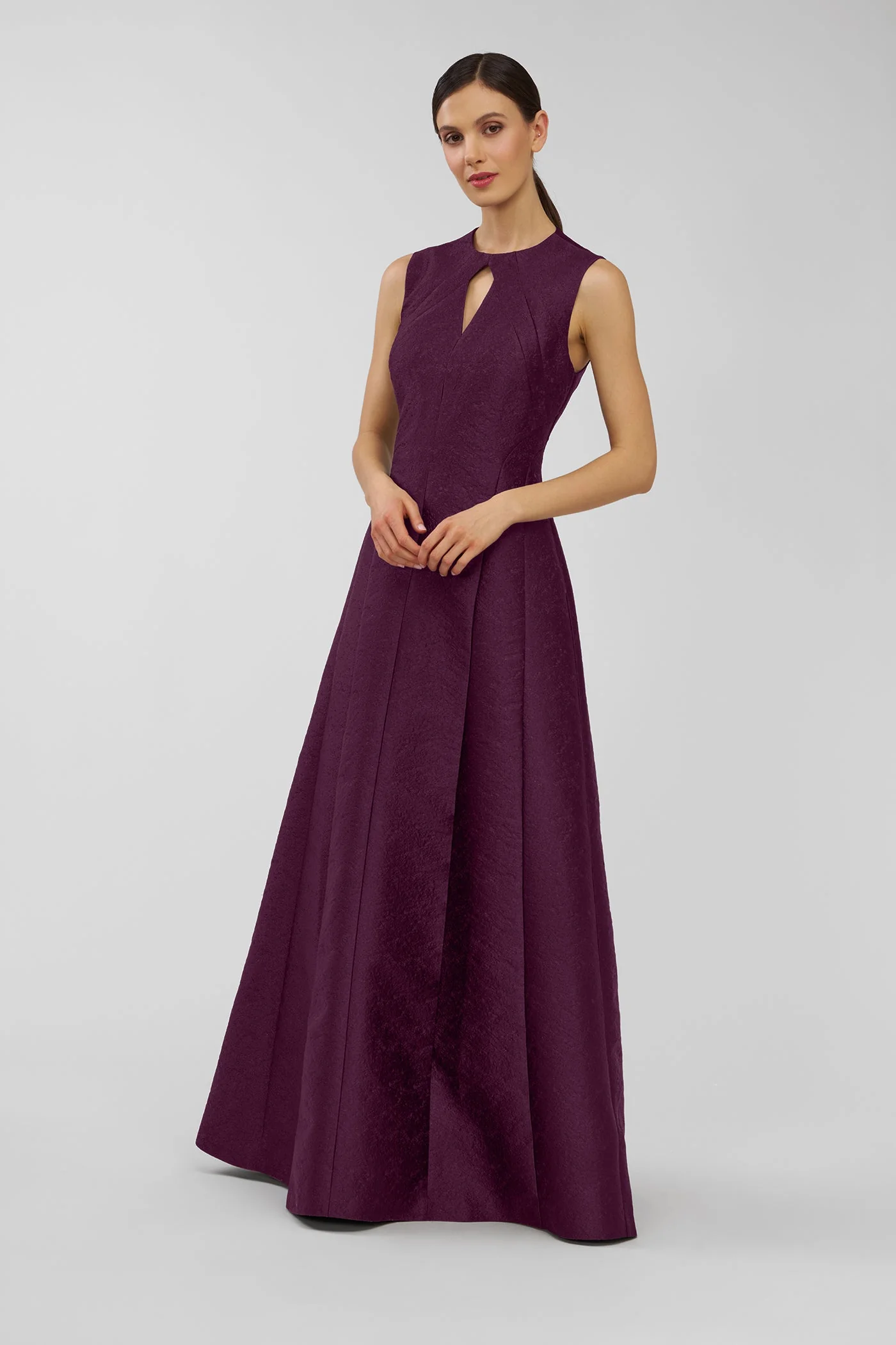 Kay Unger Gabriella Gown in Mulberry - Image 5
