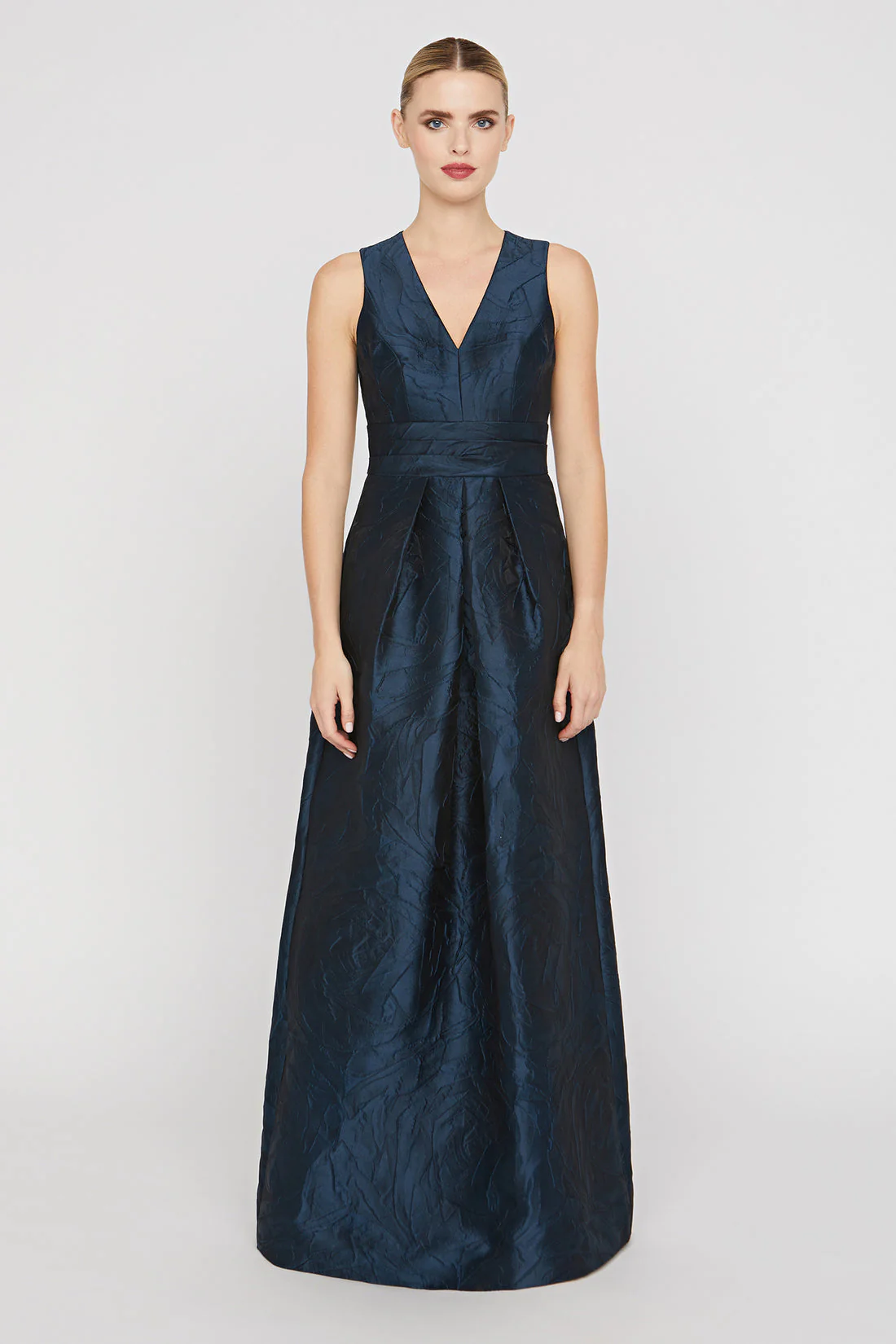 Kay Unger Mariah Gown in Blue Opal - Image 5