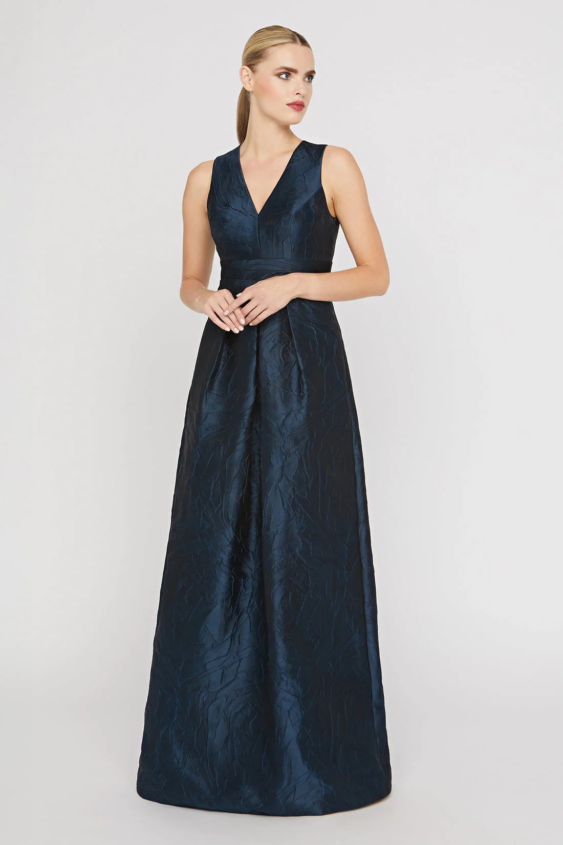Kay Unger Mariah Gown in Blue Opal - Image 6
