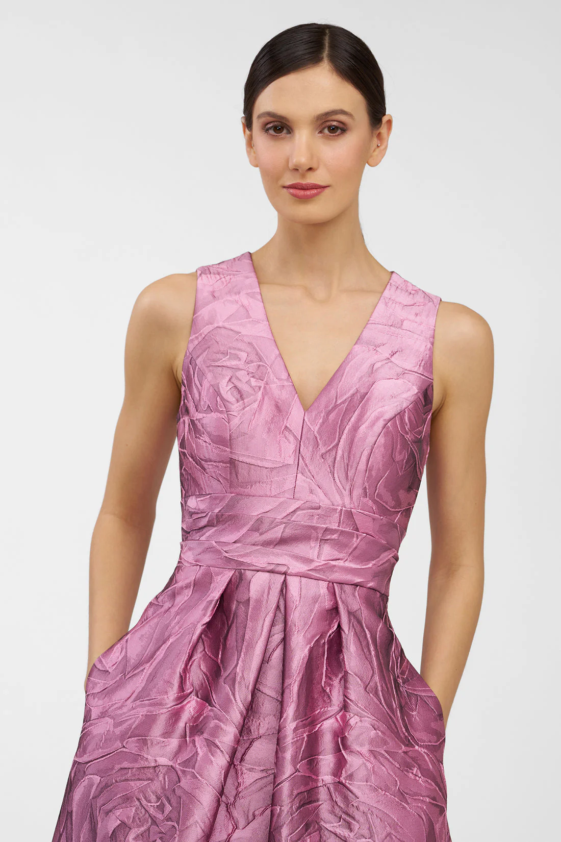 Kay Unger Mariah Gown in Heather Rose - Image 3