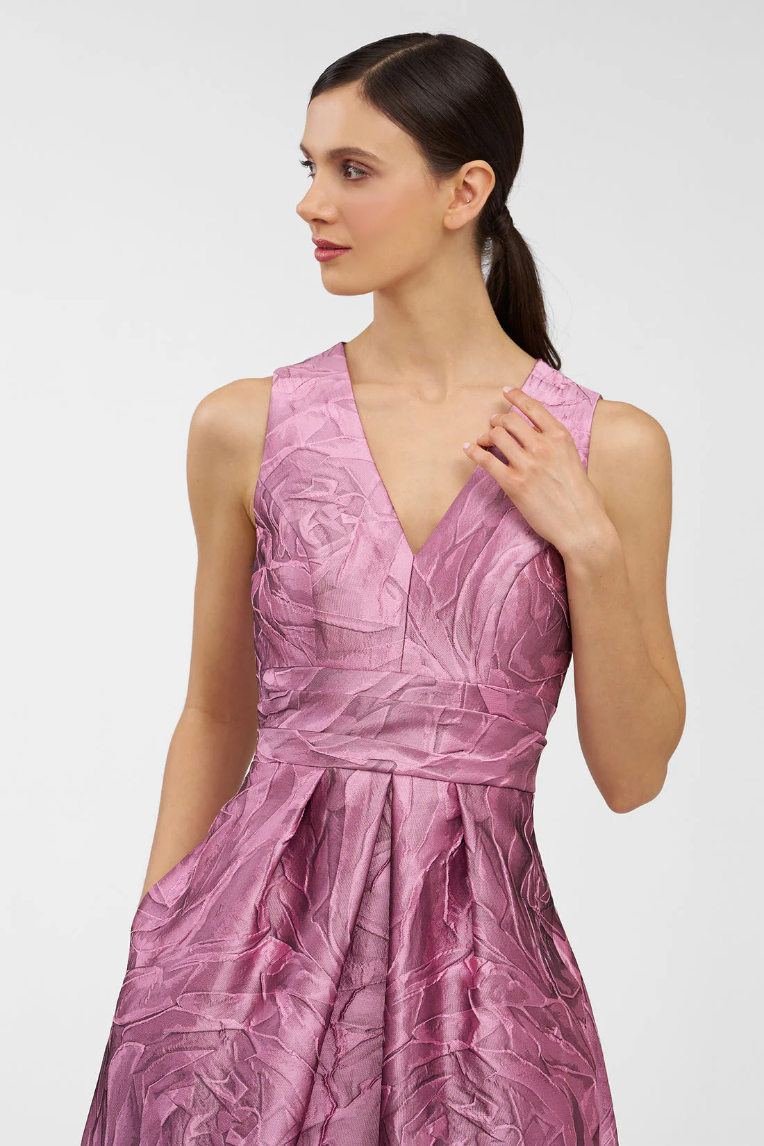 Kay Unger Mariah Gown in Heather Rose - Image 5
