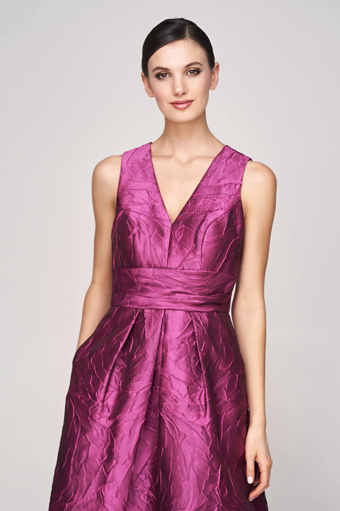 Kay Unger Mariah Gown in Sangria - Image 5