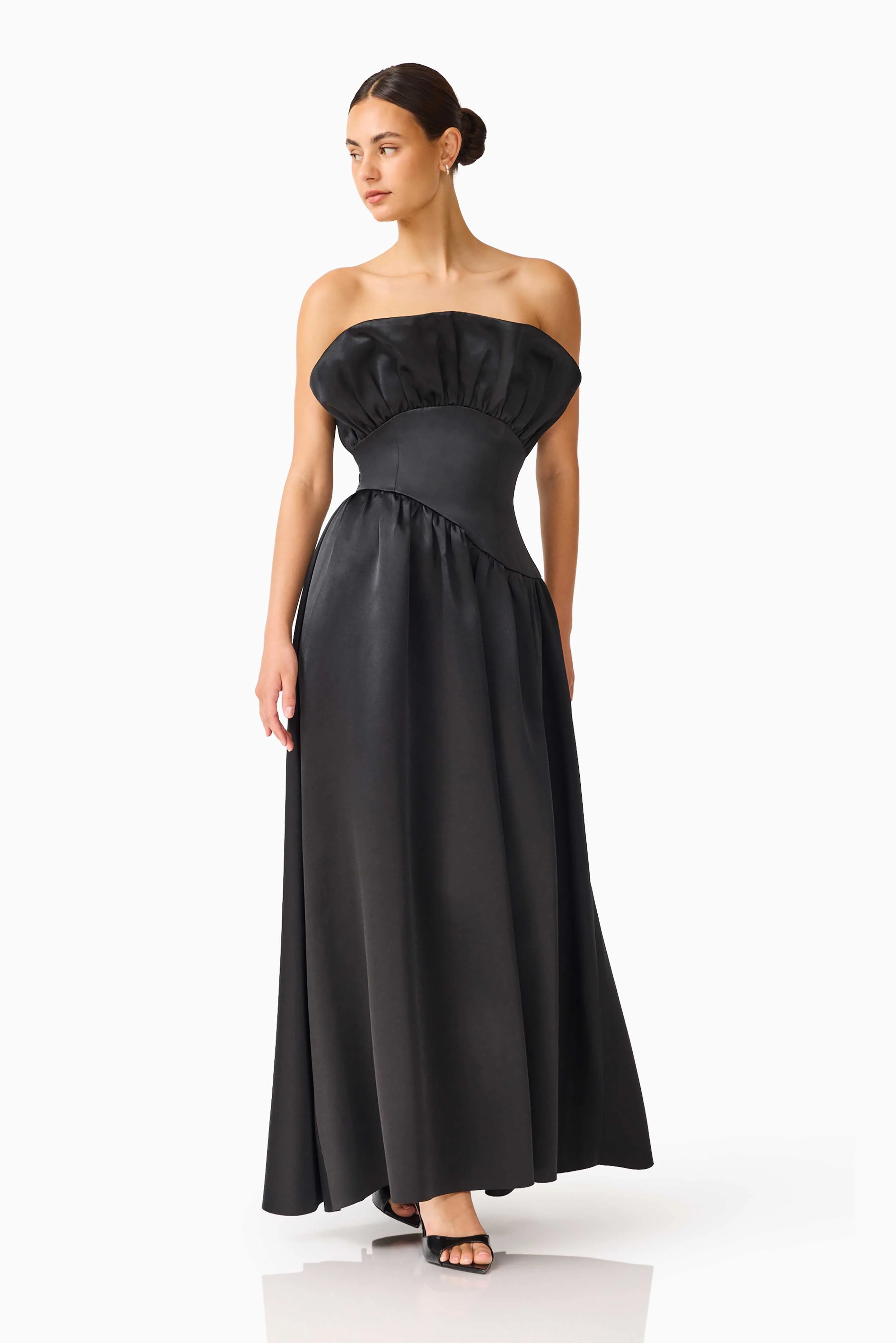 Laurel Sleeveless Maxi Dress in Black - Image 3