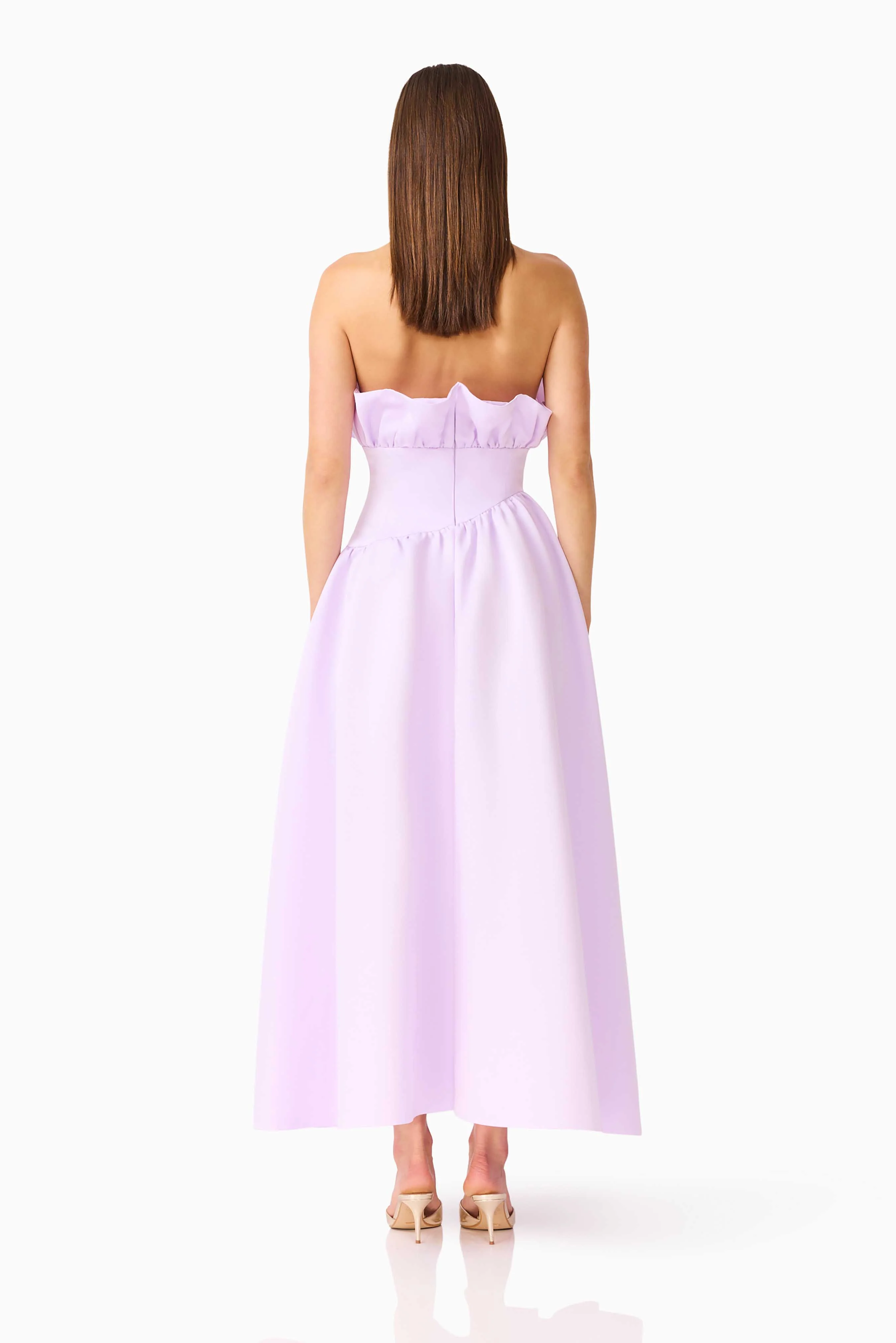 Laurel Sleeveless Maxi Dress in Lilac - Image 4