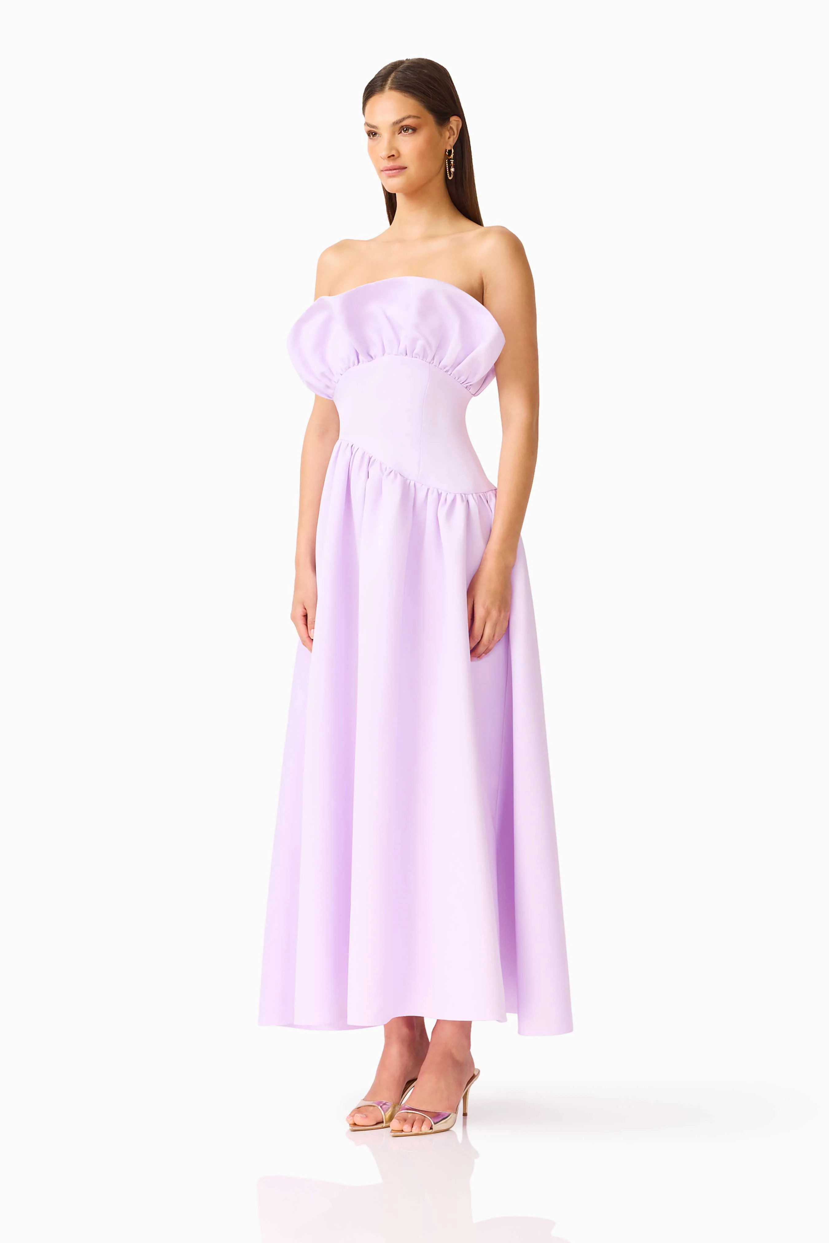 Laurel Sleeveless Maxi Dress in Lilac - Image 6