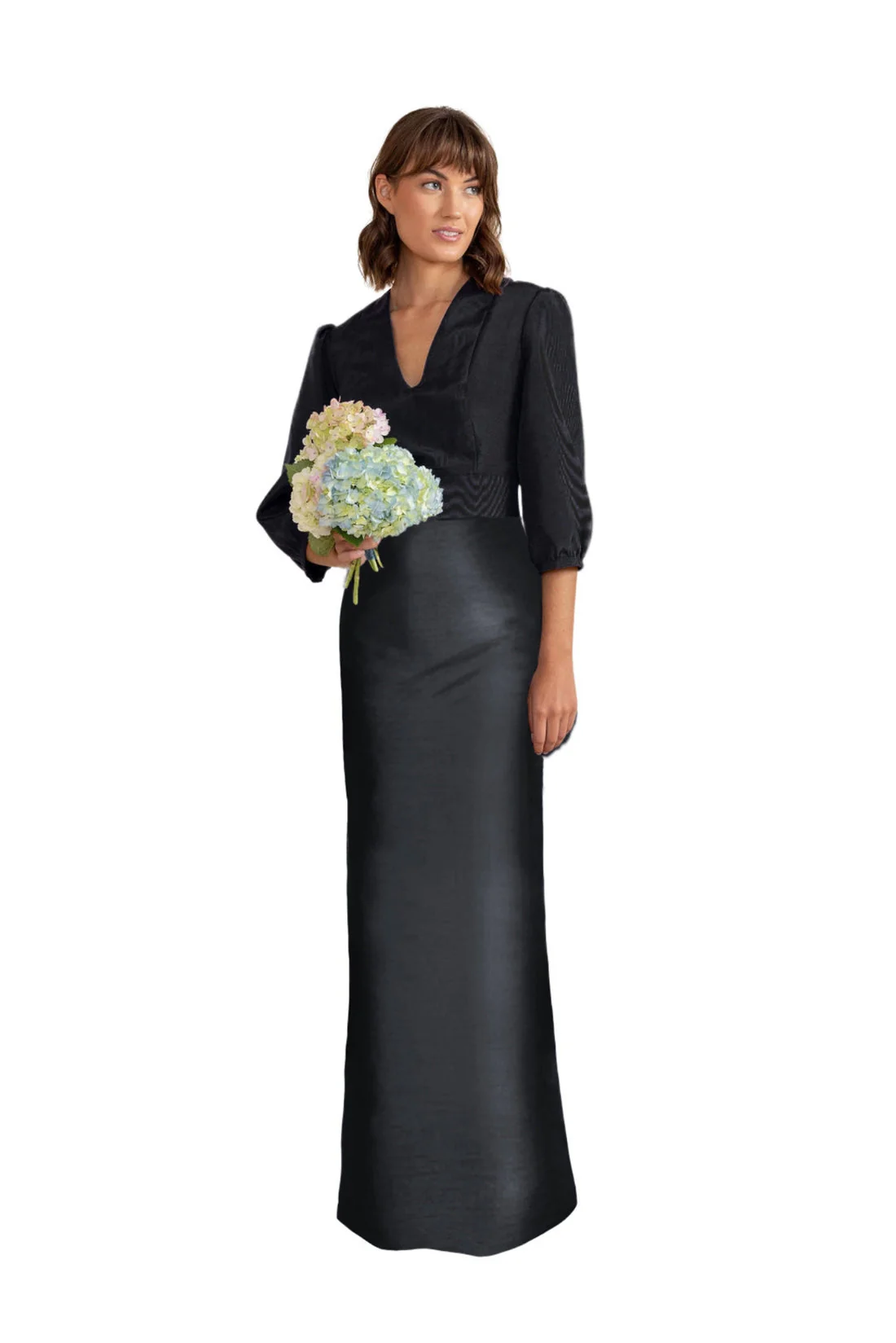 Lola Bodice with Straight Skirt in Garden Flora