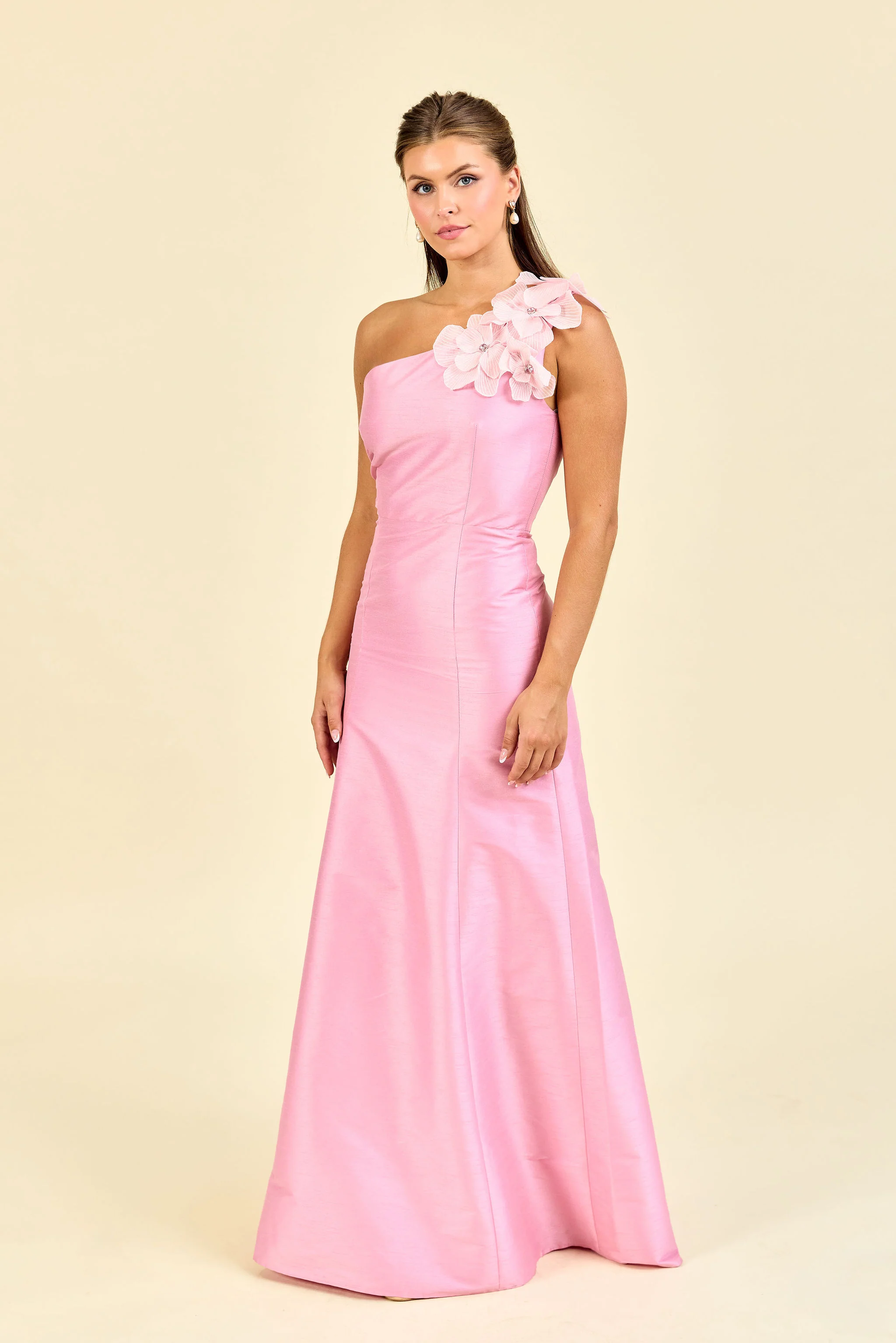 LulaKate Kirsten Dress in Shantung - Image 3