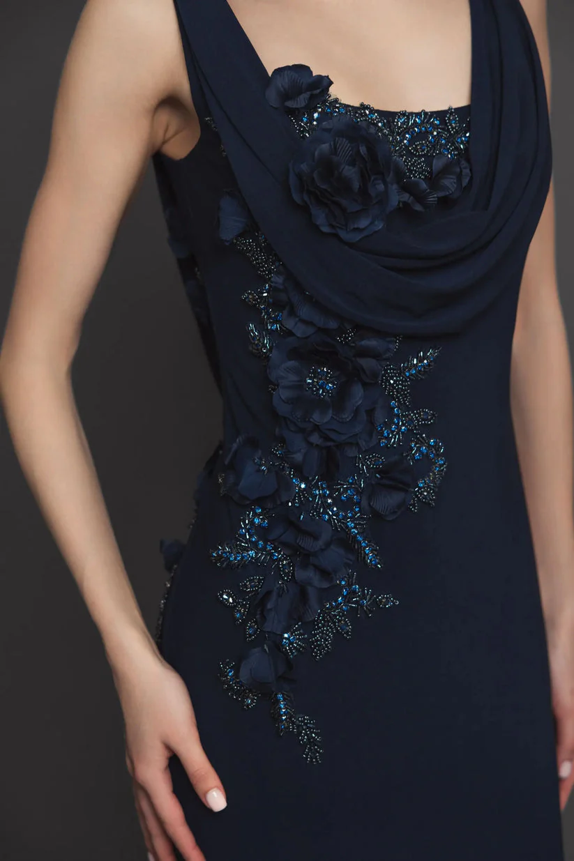 Mac Duggal Dress 11910 in Midnight - Image 5