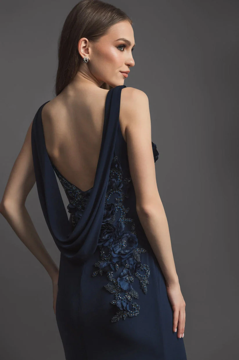 Mac Duggal Dress 11910 in Midnight - Image 6