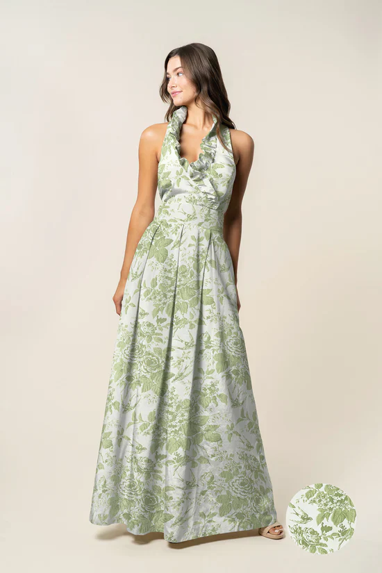 Madelyn Bodice with Dahlia Skirt in Garden Flora - Image 3