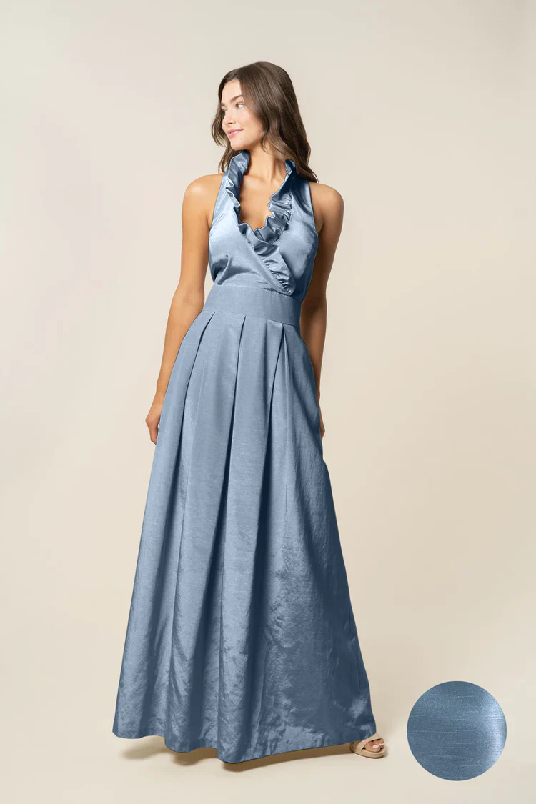 Madelyn Bodice with Dahlia Skirt in Shantung - Image 8