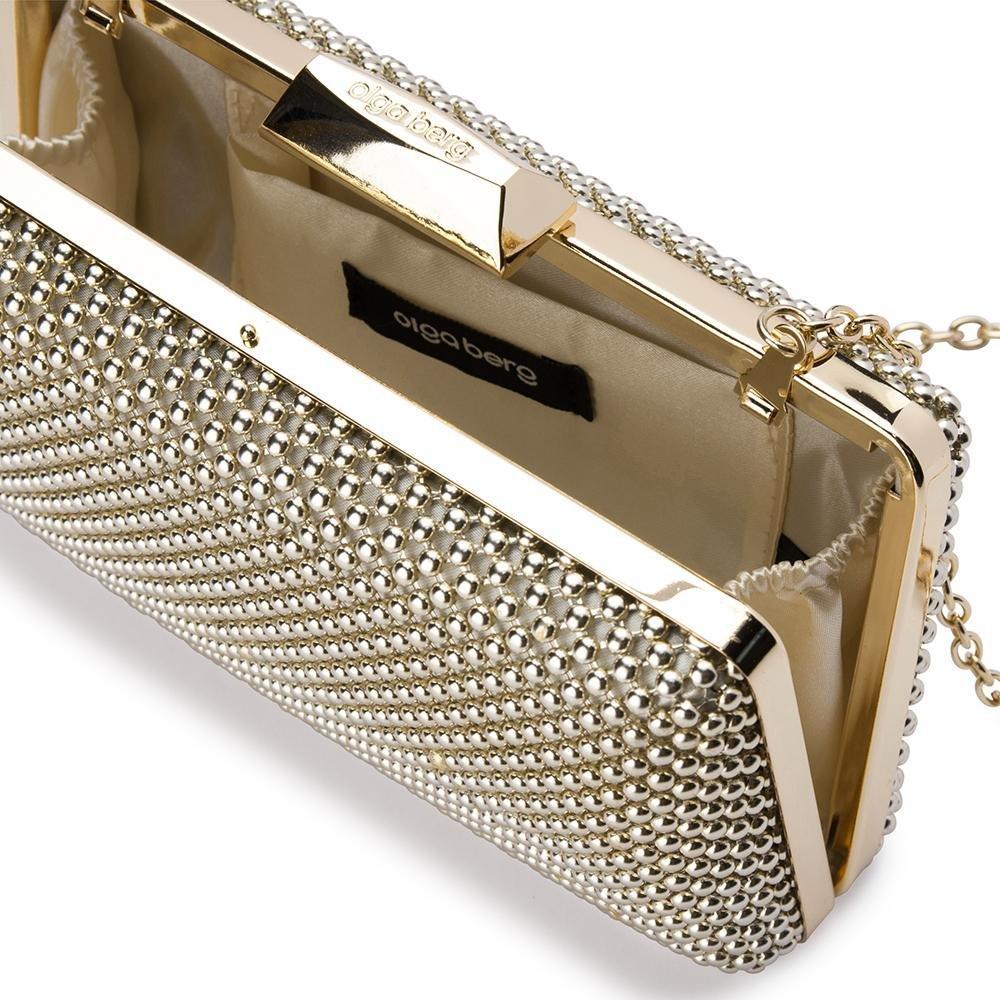 Olga Berg Natasha Ball Mesh Clutch - Image 5
