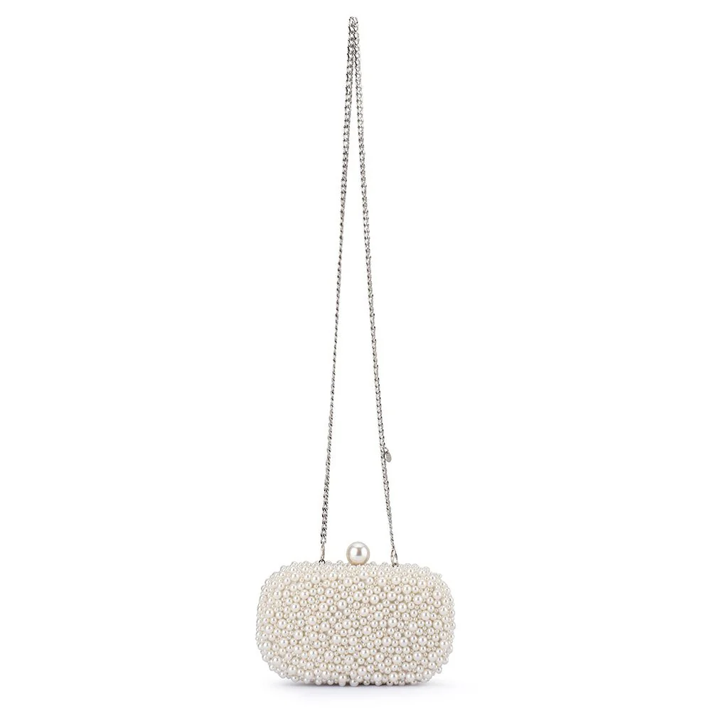 Olga Berg Valentina Pearl Clutch - Image 4