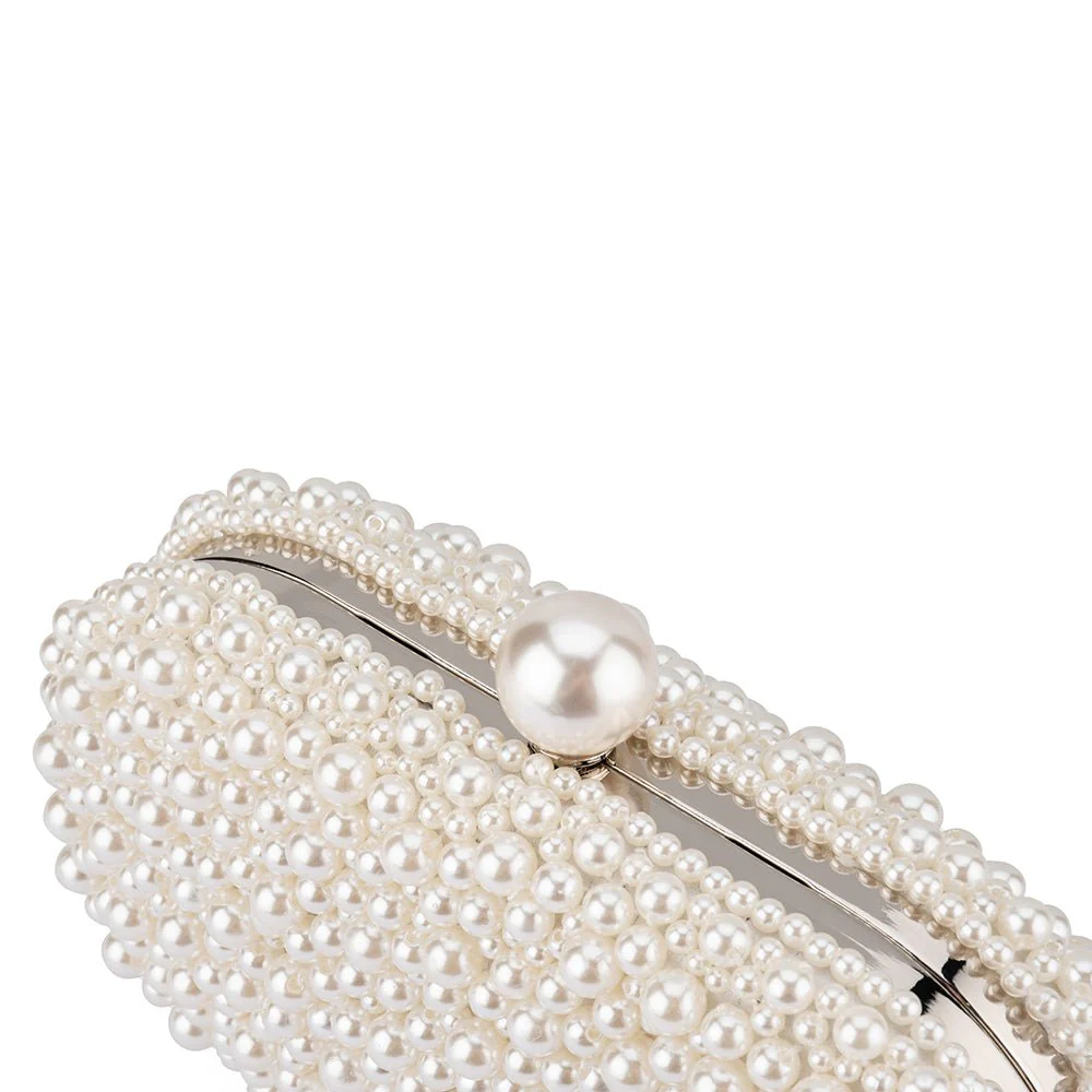 Olga Berg Valentina Pearl Clutch - Image 6