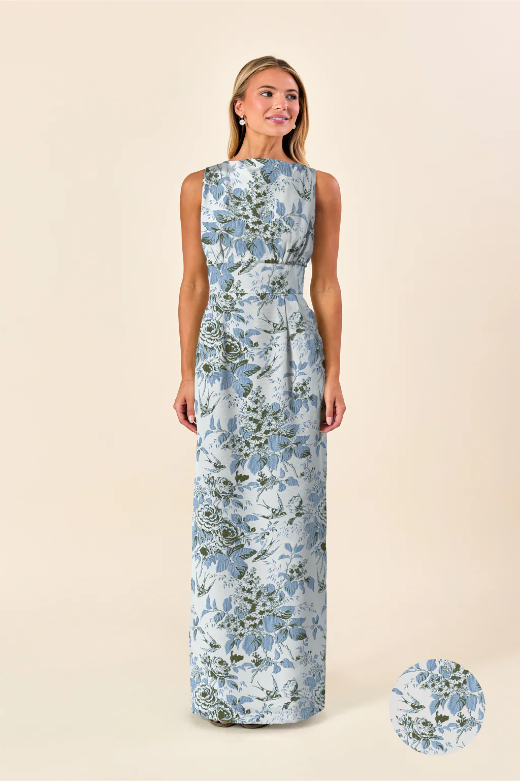 Sabrina Bodice with Brunch Skirt in Garden Flora - Image 3