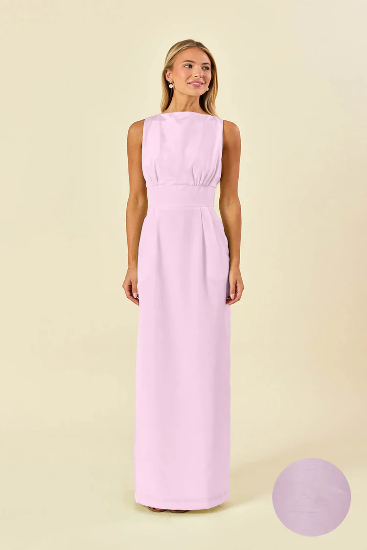 Sabrina Bodice with Straight Skirt in Shantung - Image 10