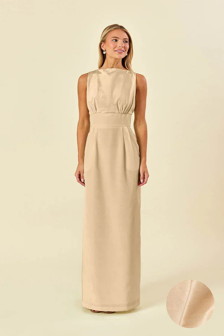 Sabrina Bodice with Straight Skirt in Shantung - Image 16