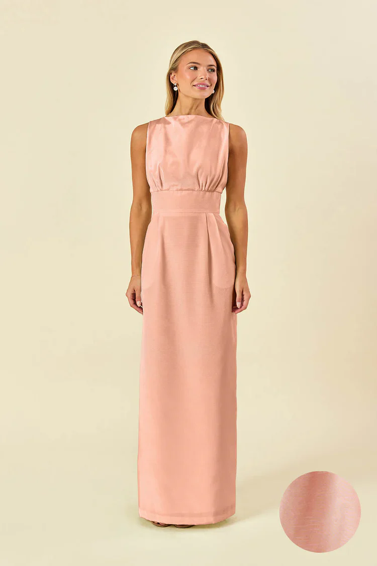 Sabrina Bodice with Straight Skirt in Shantung - Image 6