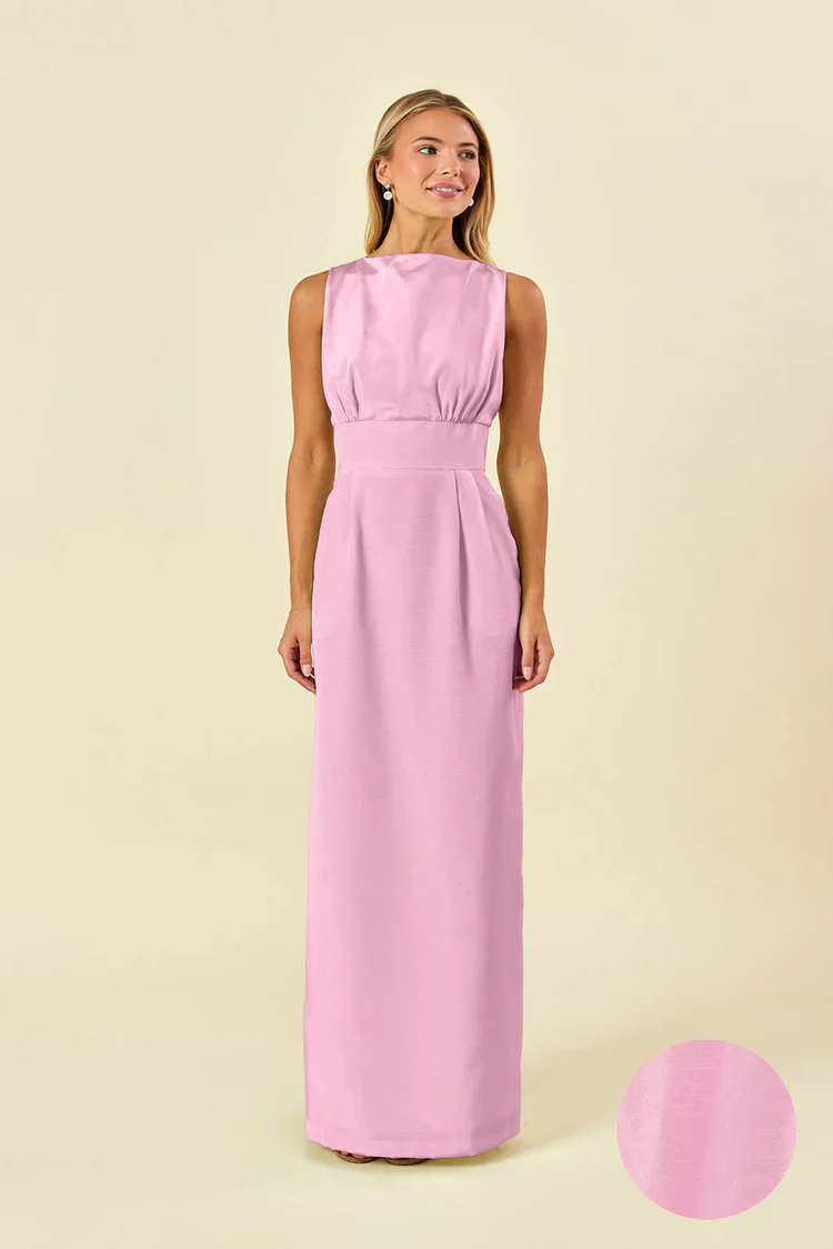 Sabrina Bodice with Straight Skirt in Shantung - Image 8