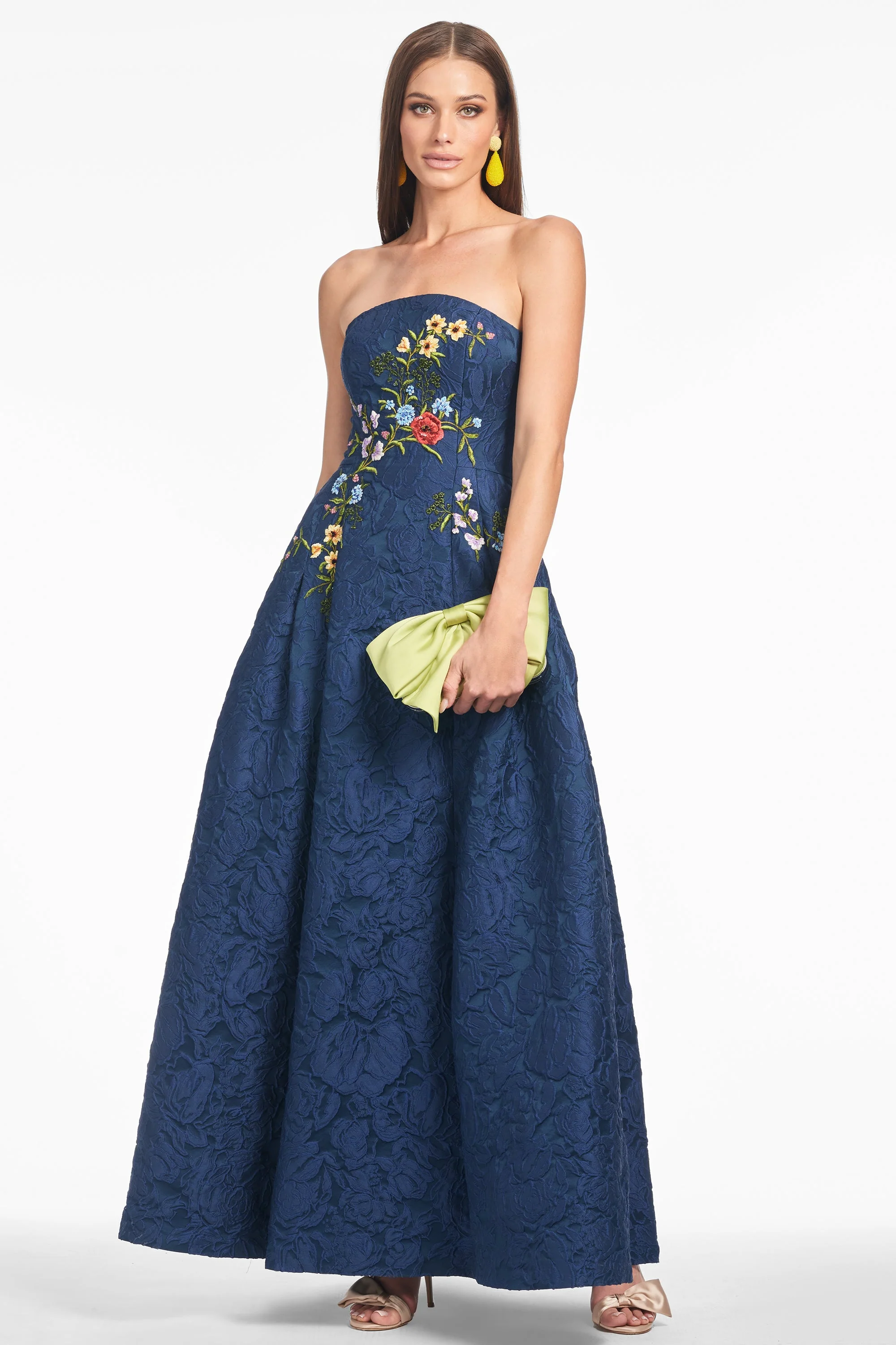 Sachin & Babi Belle Gown in Midnight