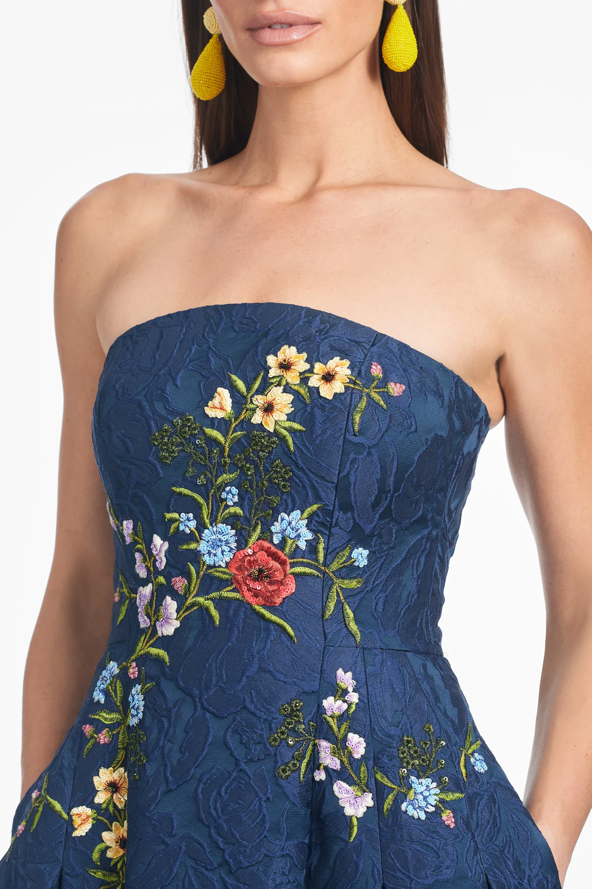 Sachin & Babi Belle Gown in Midnight - Image 2