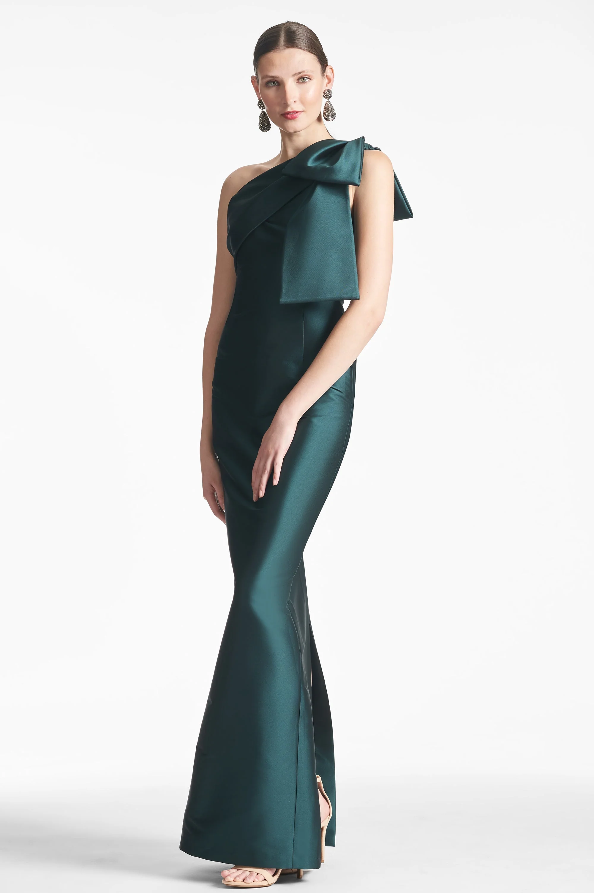 Sachin & Babi Bonnie Gown in Forest Green - Image 3