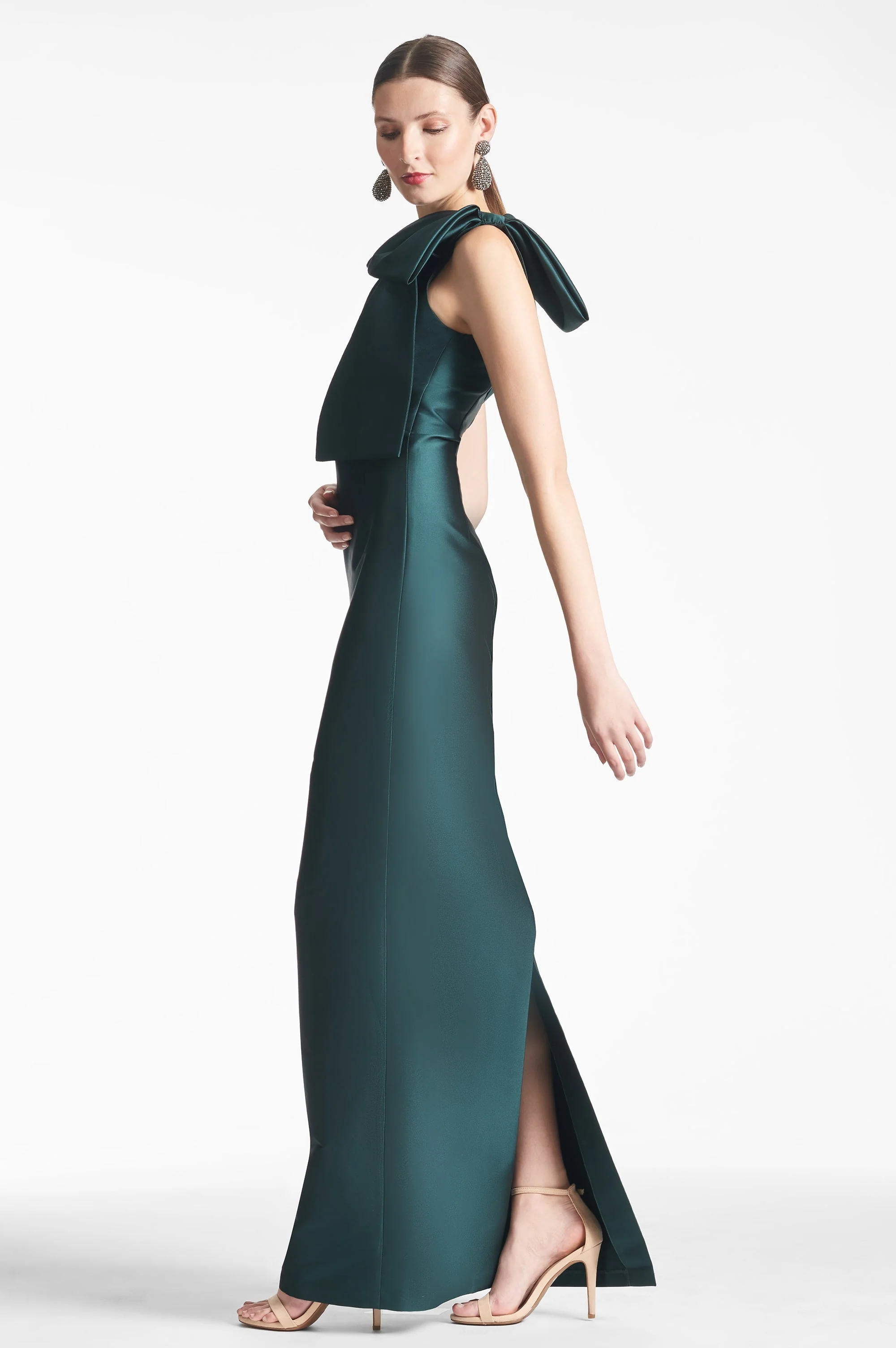 Sachin & Babi Bonnie Gown in Forest Green - Image 5