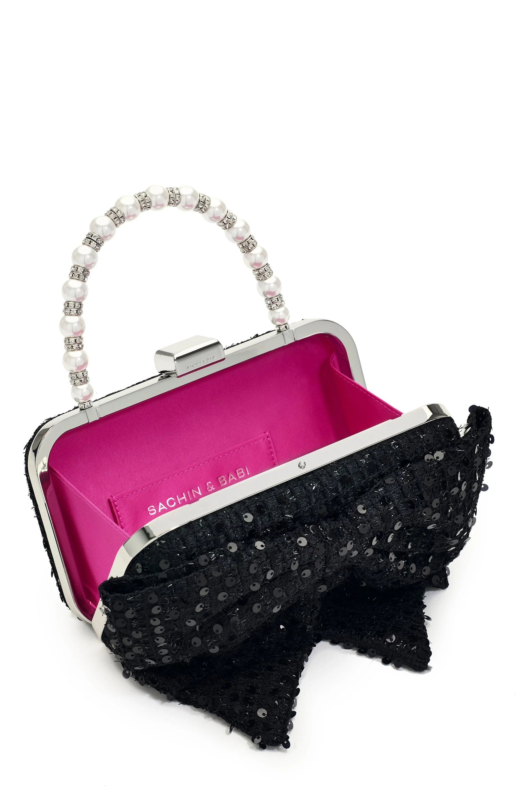 Sachin & Babi Bubbly Bag in Black Sequins - Image 3